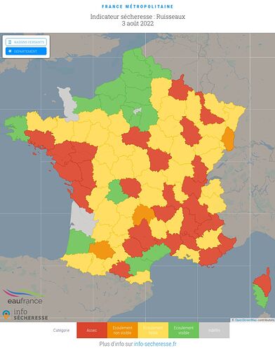 Ruisseaux - Département Info-Secheresse.fr
