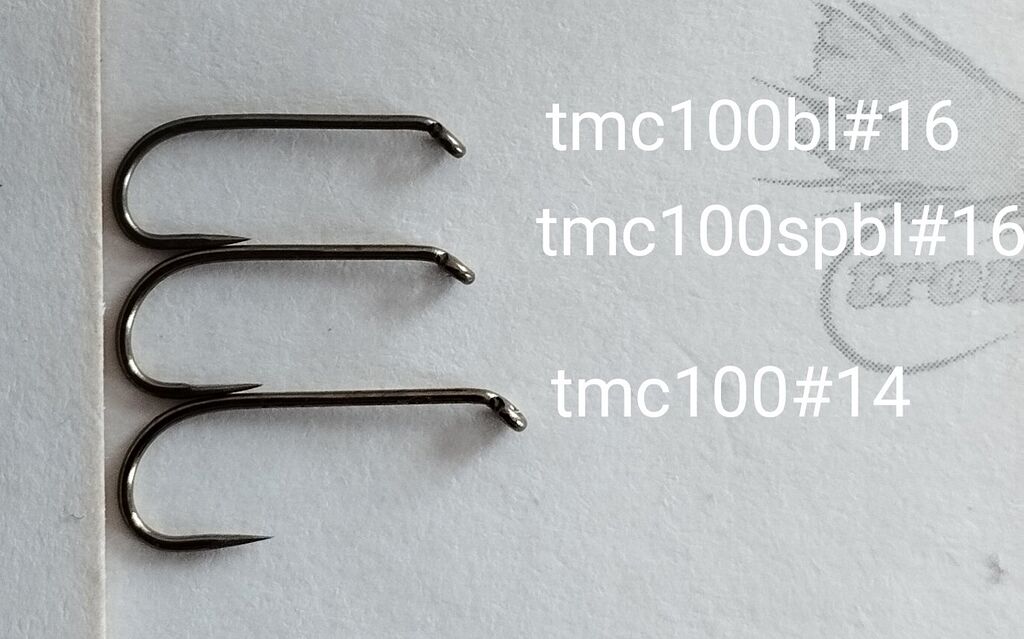 Comparaison tmc100bl tmc100spbl - Le coin montage de mouches